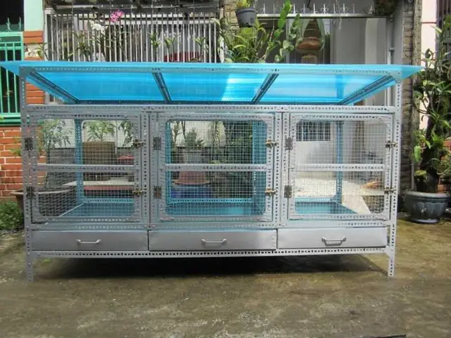 Mẫu Chuồng Chó Bằng Sắt V Lỗ