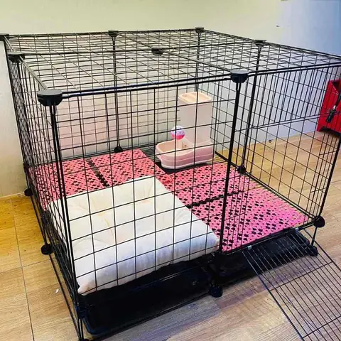 Chuồng Chó Sắt Mắt Vuông