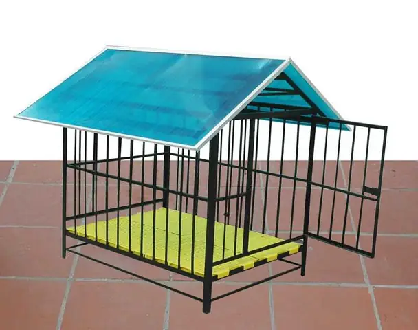 Chuồng Chó Ngoài Trời Khung Sắt Thông Thoáng
