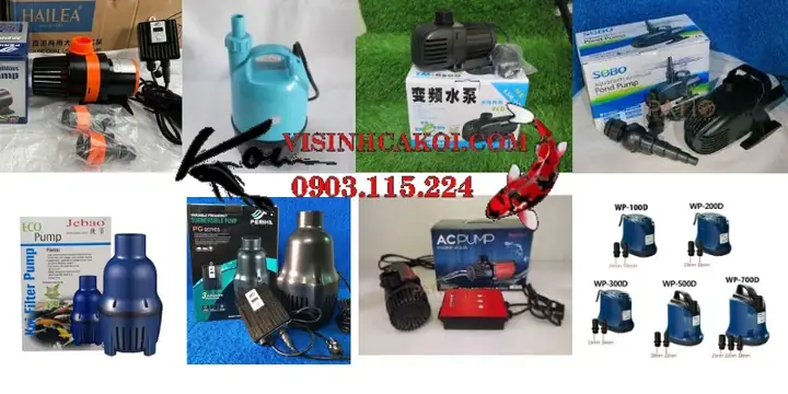 Máy Bơm Chìm Cho Hồ Cá Koi