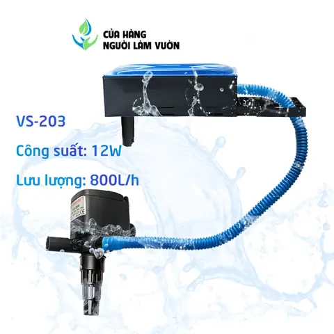 Máy Bơm Hồ Cá Có Hộp Lọc Vipsun Công Suất 12w,15w,25w,35w ...