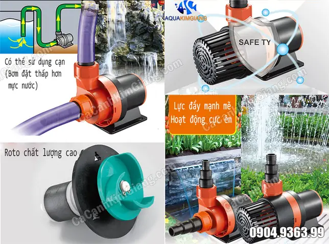 Máy Bơm Nước Bể Cá Cảnh, Bể Cá Rồng Tiết Kiệm Điện Máy Bơm Nước Bể Cá Cảnh, Bể Cá Rồng Tiết Kiệm Điện