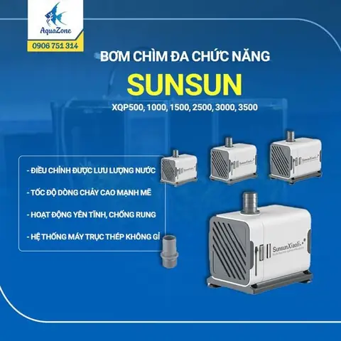 Máy Bơm Chìm Sunsun Xqp500 - Aquazone - Siêu Thị Cá Cảnh