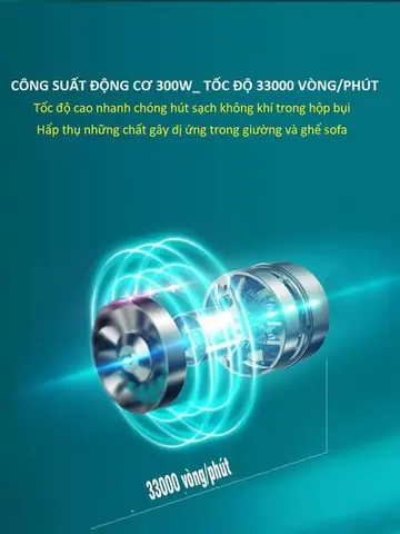 Máy Hút Bụi Cầm Tay Giường, Sofa_hút Bụi Lông Chó Mèo Sử Dụng Tia Uv Diệt Khuẩn