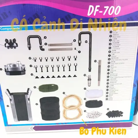Máy Lọc Thùng Atman Df-700, Lọc Ngoài Cho Hồ Cá 60-100 Cm Máy Lọc Thùng Atman Df-700, Lọc Ngoài Cho Hồ Cá 60-100 Cm
