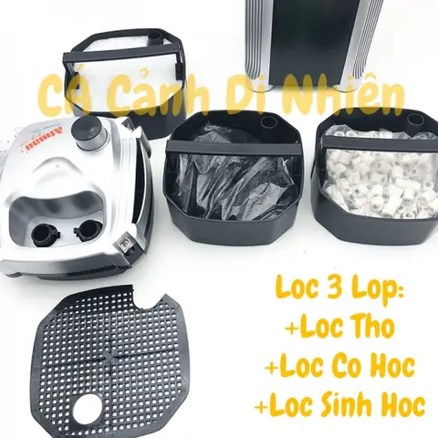 Máy Lọc Thùng Atman Df-700, Lọc Ngoài Cho Hồ Cá 60-100 Cm Máy Lọc Thùng Atman Df-700, Lọc Ngoài Cho Hồ Cá 60-100 Cm