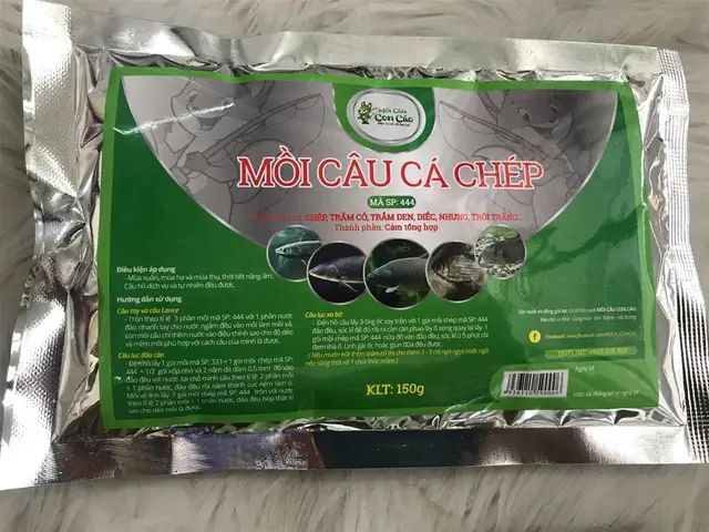 Mồi Câu Cá Chép - Hương Dụ Chép - Mồi Câu Cá Con Cáo