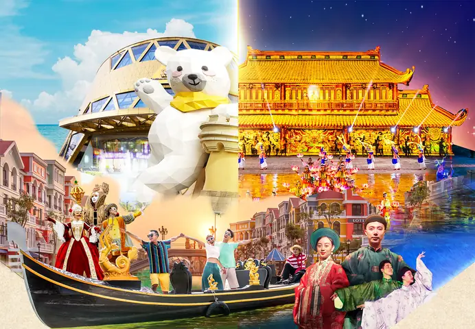 [grand World Phú Quốc] - Thuyền Water Taxi + Bảo Tàng Gấu