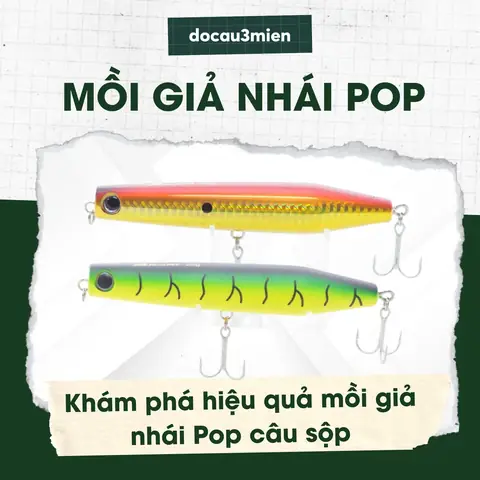 Khám Phá Mồi Giả Nhái Pop Câu Sộp