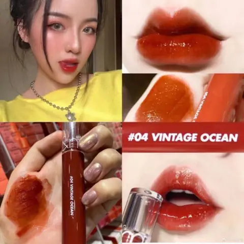 Son Romand Glasting Water Tint Màu A04 Vintage Ocean