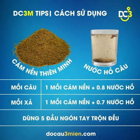 Cách Sử Dụng Mồi Cám Nền Vị Thơm Thiên Minh
