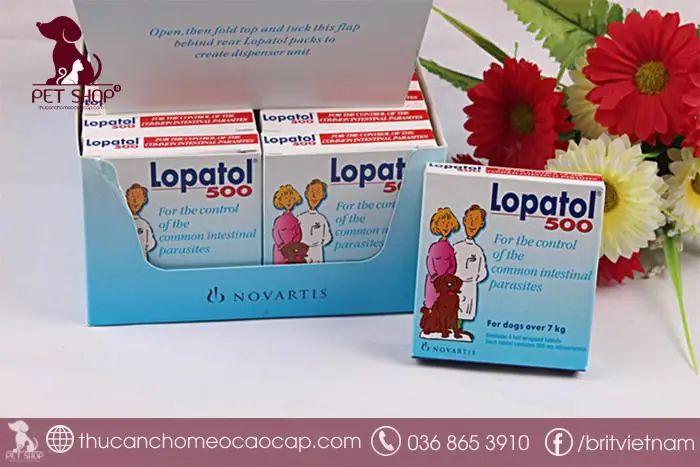 Thuốc Tẩy Giun Cho Chó Lopatol