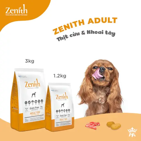 Hạt Mềm Cho Chó Trưởng Thành Zenith Adult