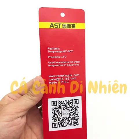Nhiệt Kế Thủy Ngân Ast Cho Hồ Cá Cảnh A-15