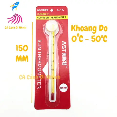 Nhiệt Kế Thủy Ngân Ast Cho Hồ Cá Cảnh A-15