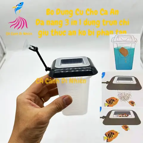 Phễu Đựng Thức Ăn Cho Cá: Giải Pháp Cho Bể Cá Khi Bạn Vắng Nhà