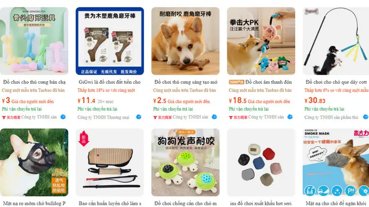 Link Shop Order Rọ Mõm Cho Chó Trung Quốc Uy Tín Trên Taobao, 1688…