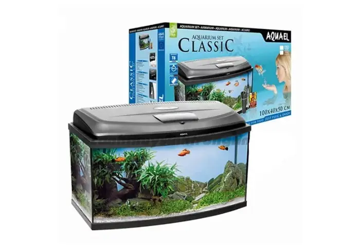 Bể Cá Mini Aquael Classic Oval Aquarium Set 40