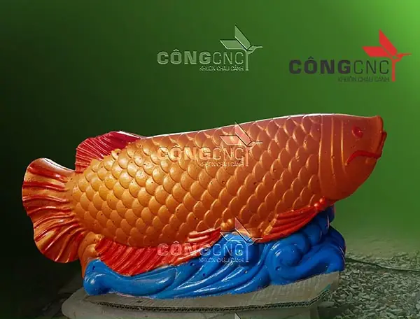 Mẫu Khuôn Chậu Cảnh Đẹp Abs - Mẫu Cá Chép