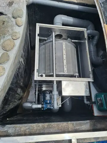 4/ Hệ Thống Máy Lọc Drum Hồ Cá Koi 4/ Hệ Thống Máy Lọc Drum Hồ Cá Koi