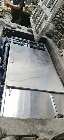 4/ Hệ Thống Máy Lọc Drum Hồ Cá Koi 4/ Hệ Thống Máy Lọc Drum Hồ Cá Koi