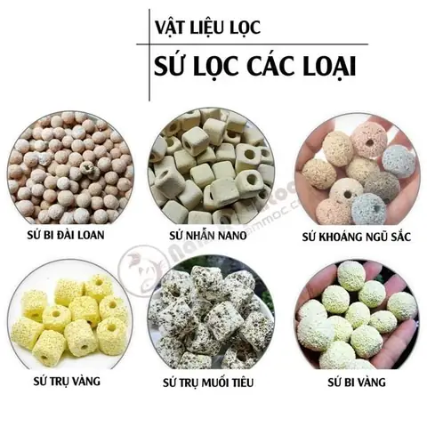 Sứ Lọc - Vật Liệu Lọc Bể Cá