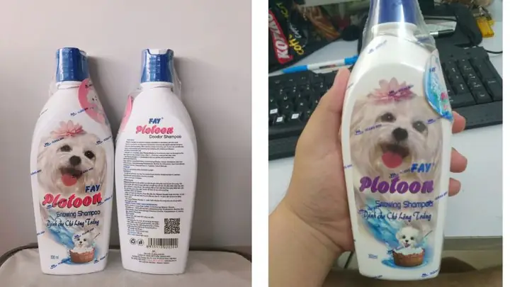 Sữa Tắm Cho Chó Poodle Trắng