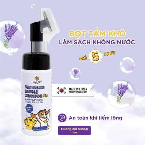 Bọt Tắm Khô Dưỡng Lông Hana Pet Bọt Tắm Khô Dưỡng Lông Hana Pet