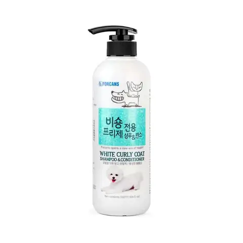 Sữa Tắm Chó Lông Xoăn Trắngforcanswhite Curly 550ml