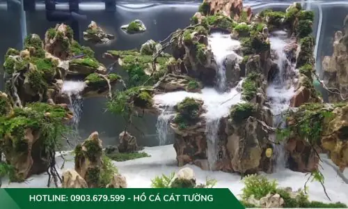 Hồ Thủy Sinh Với Thác Cát