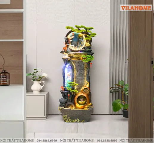 Thác Nước Phong Thủy Nuôi Cá