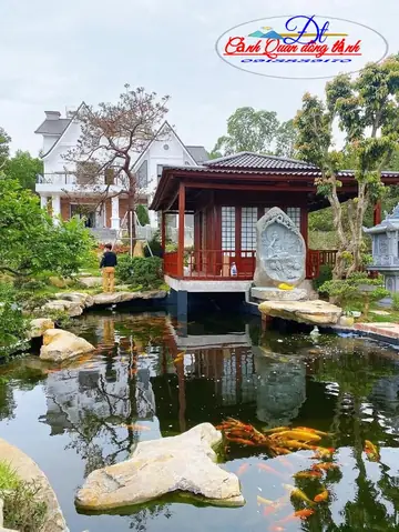 Hình Ảnh Các Công Trình Thi Công Hồ Cá Koi Đẹp