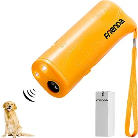 Thiết Bị Chống Chó Sủa Frienda Led Ultrasonic Dog Repeller And Trainer Device 3 In 1