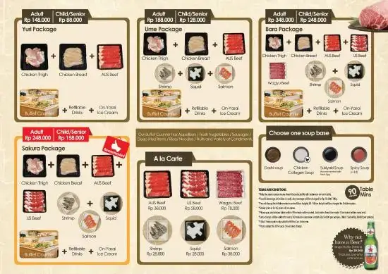 Shabu Shabu On Yasai Menu: Khám Phá Trọn Vẹn Buffet Lẩu Nhật Bản Chuẩn Vị