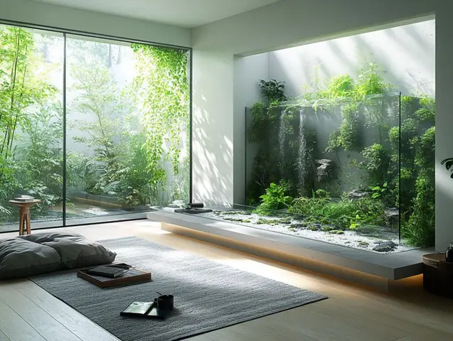 Mẫu Thiết Kế Bể Cá Hiện Đại Trong Phòng Khách