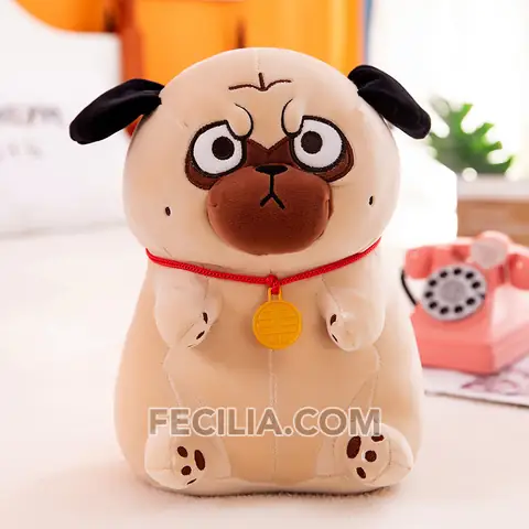 Gấu Bông, Thú Bông Chó Pug Mặt Xệ Mặt Quạu Đáng Yêu 30cm, 40cm, 50cm, 70cm, 90cm Ma674 Gấu Bông, Thú Bông Chó Pug Mặt Xệ Mặt Quạu Đáng Yêu 30cm, 40cm, 50cm, 70cm, 90cm Ma674