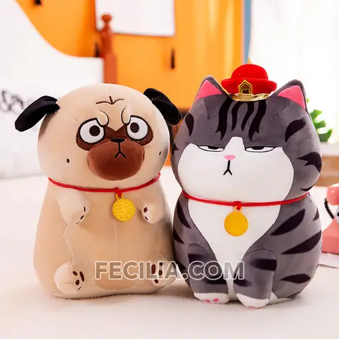 Gấu Bông, Thú Bông Chó Pug Mặt Xệ Mặt Quạu Đáng Yêu 30cm, 40cm, 50cm, 70cm, 90cm Ma674 Gấu Bông, Thú Bông Chó Pug Mặt Xệ Mặt Quạu Đáng Yêu 30cm, 40cm, 50cm, 70cm, 90cm Ma674