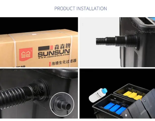 Cách Sử Dụng Lọc Thùng Hồ Koi Sunsun Cbf 350c Hiệu Quả