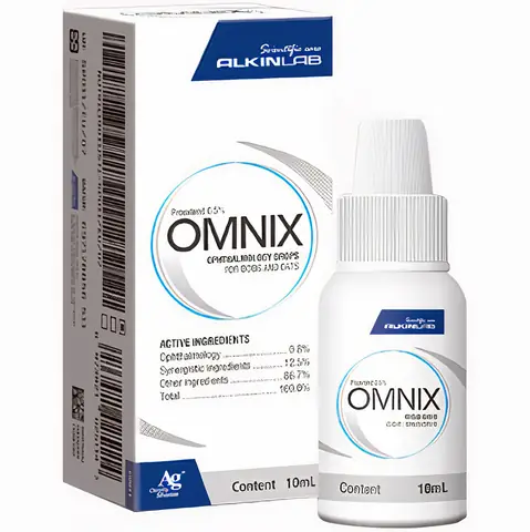 Thuốc Nhỏ Mắt Cho Chó Mèo Alkin Omnix Ophthalmology Drops