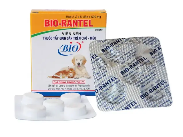 Thuốc Tẩy Giun Bio-rantel Cho Chó Thuốc Tẩy Giun Bio-rantel Cho Chó