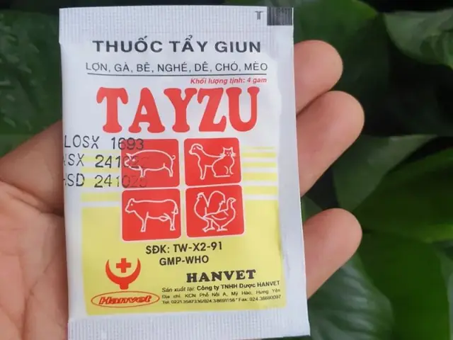 Thuốc Tẩy Giun Chó Tayzu Thuốc Tẩy Giun Chó Tayzu