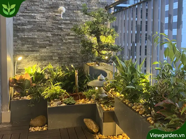 Tổng Hợp 50 Mẫu Tiểu Cảnh Ban Công, Tiểu Cảnh Bể Cá Đẹp