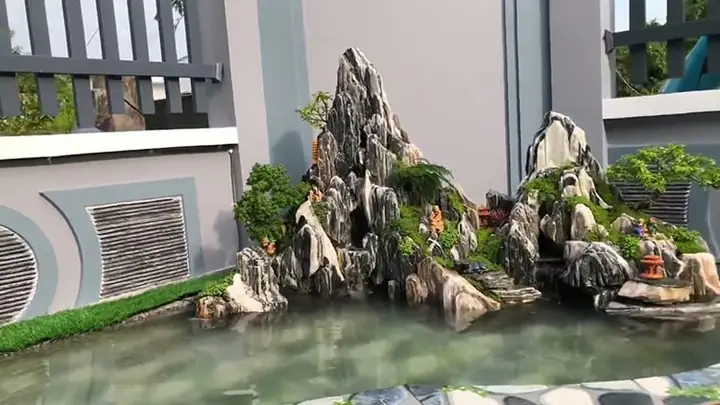 Tiểu Cảnh Hồ Cá Ngoài Trời