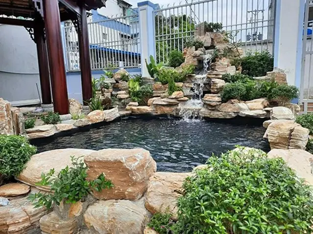 Tiểu Cảnh Hồ Cá Ngoài Trời