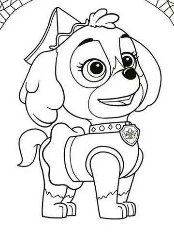 Tranh Tô Màu Chó Cứu Hộ Cho Bé