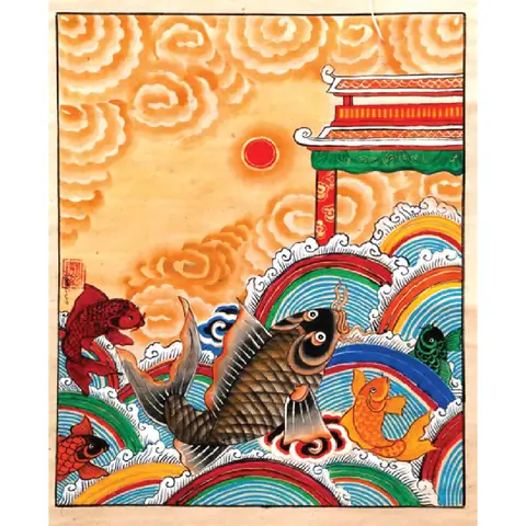 Tranh Vẽ Cá Chép Hóa Rồng Có Ý Nghĩa Gì? Tranh Vẽ Cá Chép Hóa Rồng Có Ý Nghĩa Gì?