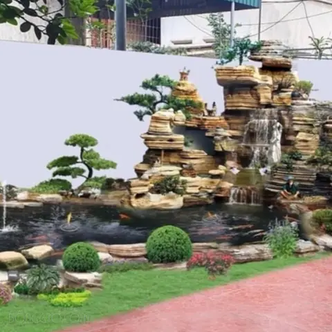 Đá Tự Nhiên Cổ Thạch Làm Hồ Cá Koi Phong Thuỷ Cts-dpt-1 Đá Tự Nhiên Cổ Thạch Làm Hồ Cá Koi Phong Thuỷ Cts-dpt-1