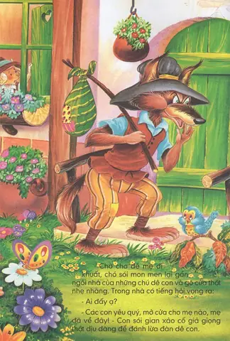 Truyện Cổ Tích Chó Sói Và Bảy Chú Dê Cảnh Tỉnh Các Em Nhỏ Trong Cuộc Sống Hiện Đại Sẽ Luôn Có Rất Nhiều Hiểm Nguy Khi Ở Nhà Một Mình.