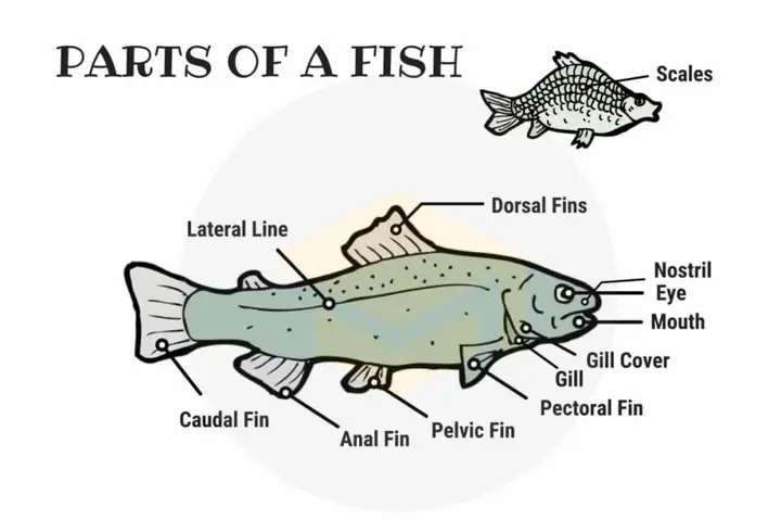 Từ Vựng Tiếng Anh Về Các Bộ Phận Của Con Cá