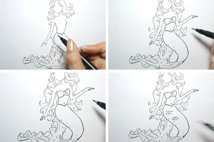 Bước 3: Vẽ Tay Và Hoàn Thiện Các Chi Tiết